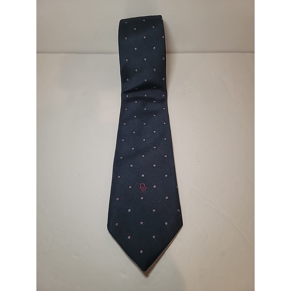 Christian Dior Neck Tie  Italian Woven Fabric Made USA